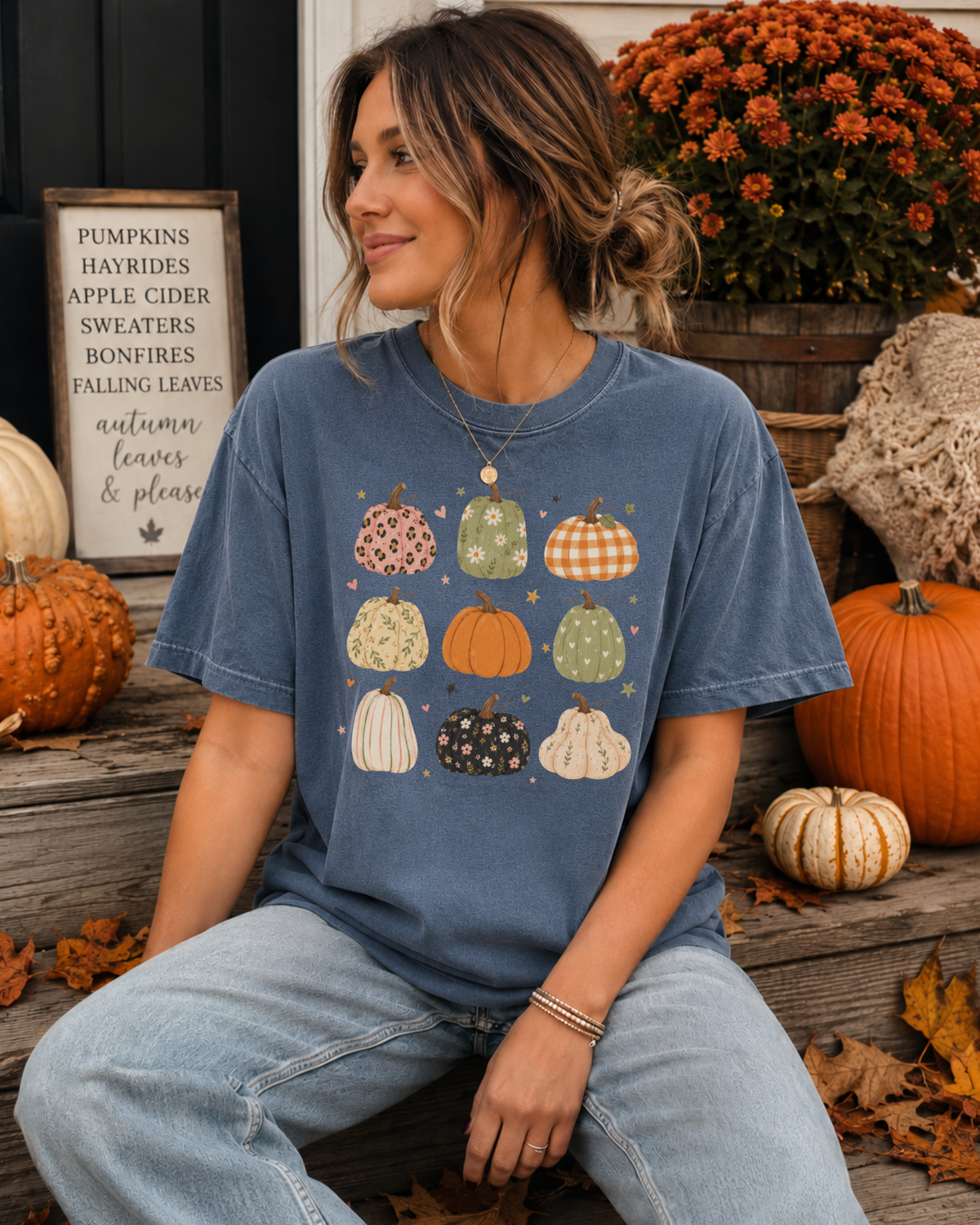 Boho Pumpkins Tee