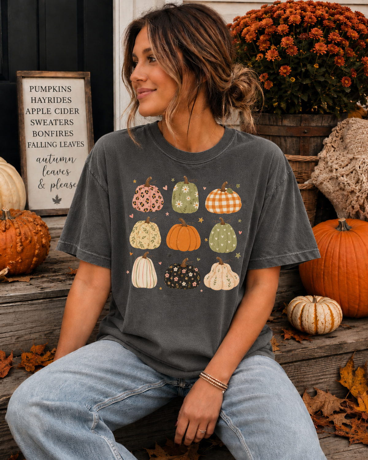 Boho Pumpkins Tee