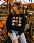 Boho Pumpkins Crewneck Sweater