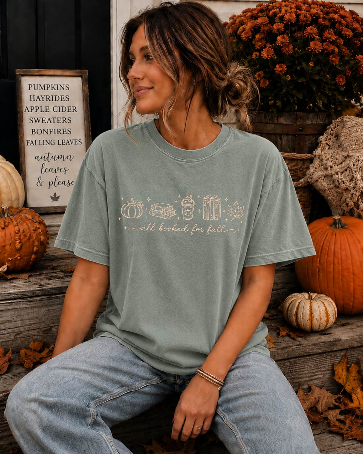 Fall Cozy Chapters Tee