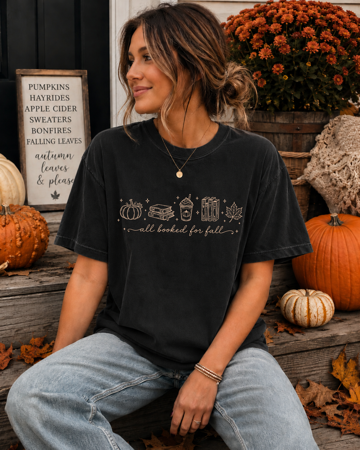 Fall Cozy Chapters Tee