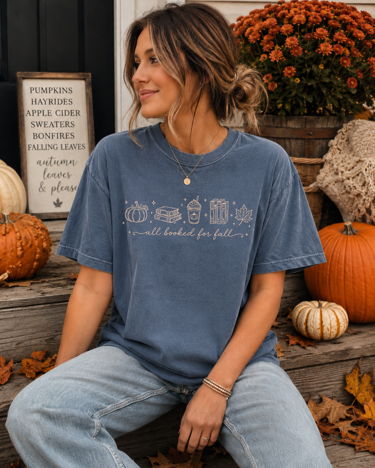 Fall Cozy Chapters Tee