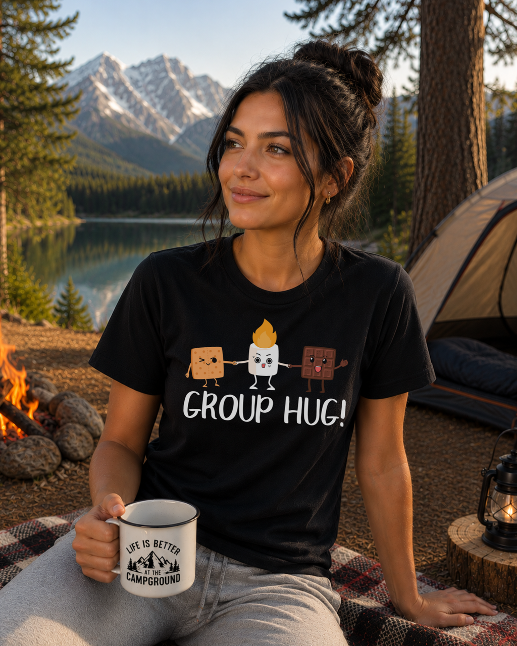 Group Hug! Camping Tee