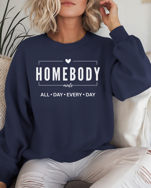 Homebody Mode Crewneck Sweatshirt