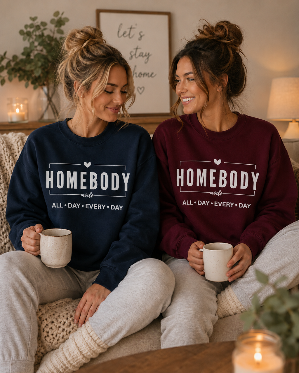 Homebody Mode Crewneck Sweatshirt