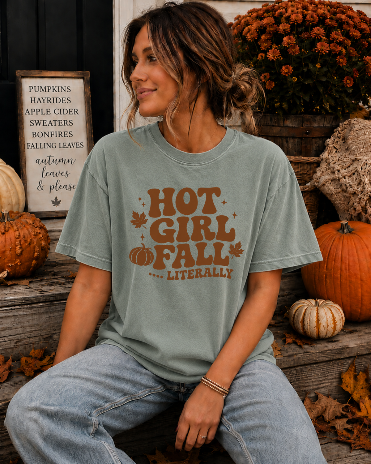 Hot Girl Fall… Literally Tee