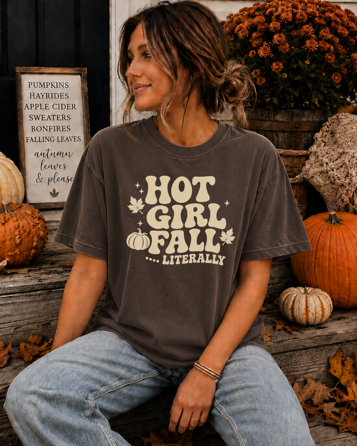Hot Girl Fall… Literally Tee