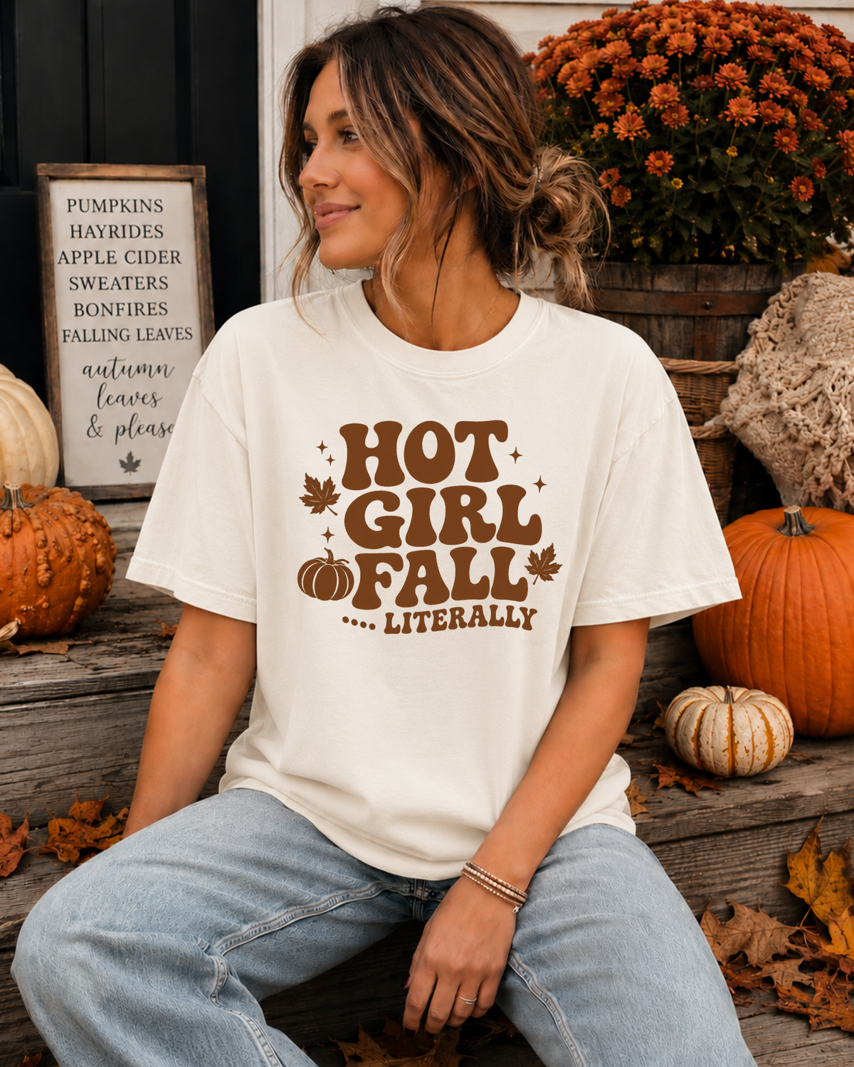 Hot Girl Fall… Literally Tee