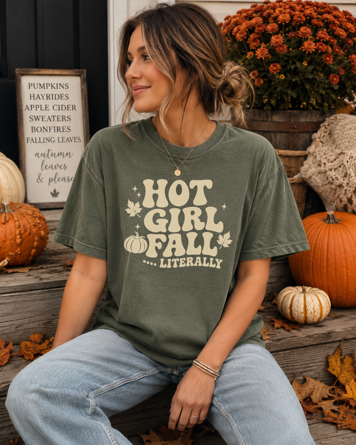 Hot Girl Fall… Literally Tee