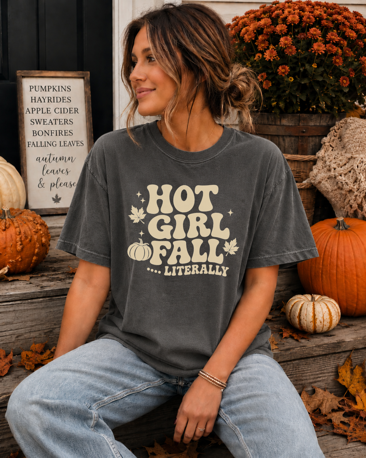 Hot Girl Fall… Literally Tee