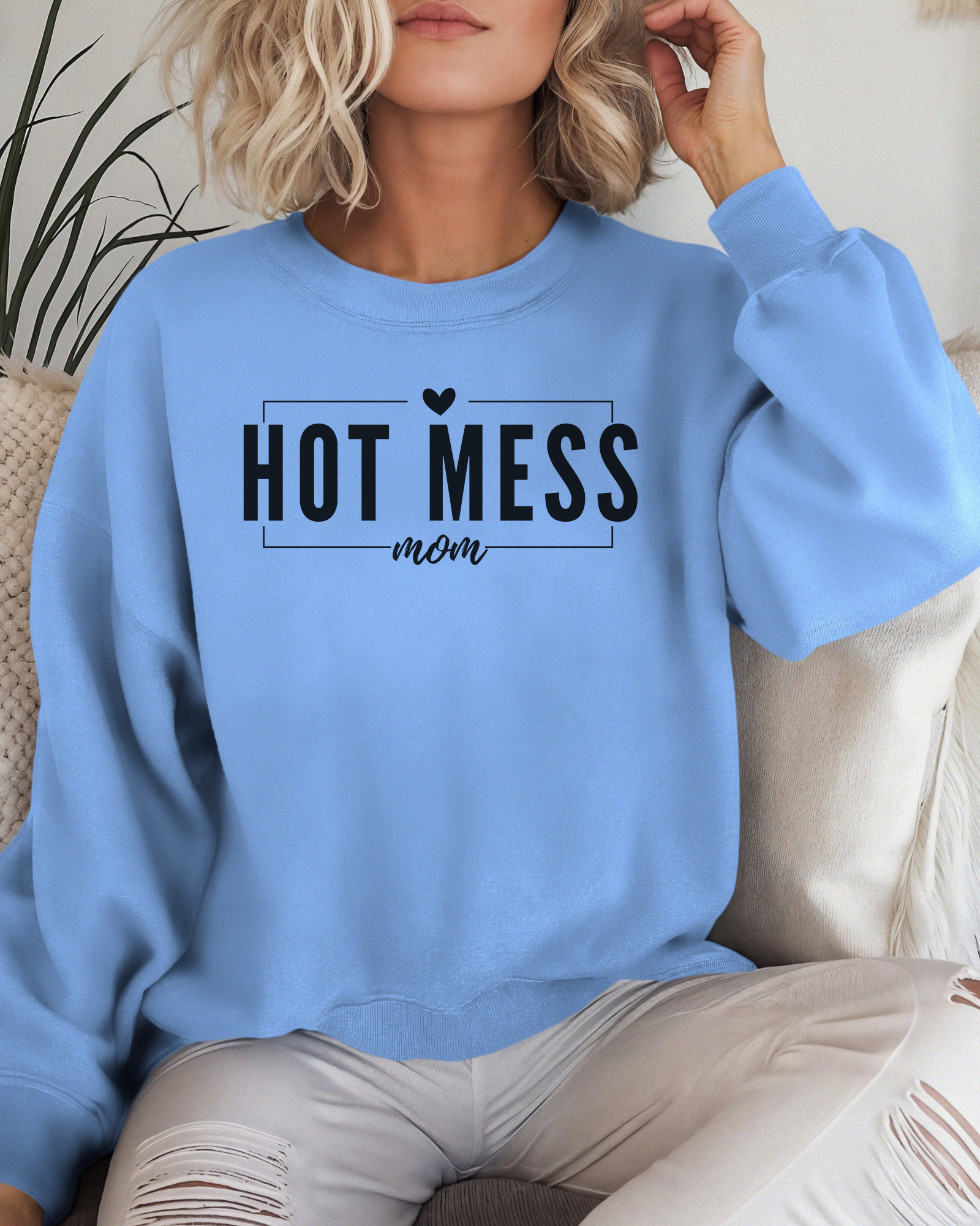 Hot Mess Mom Crewneck
