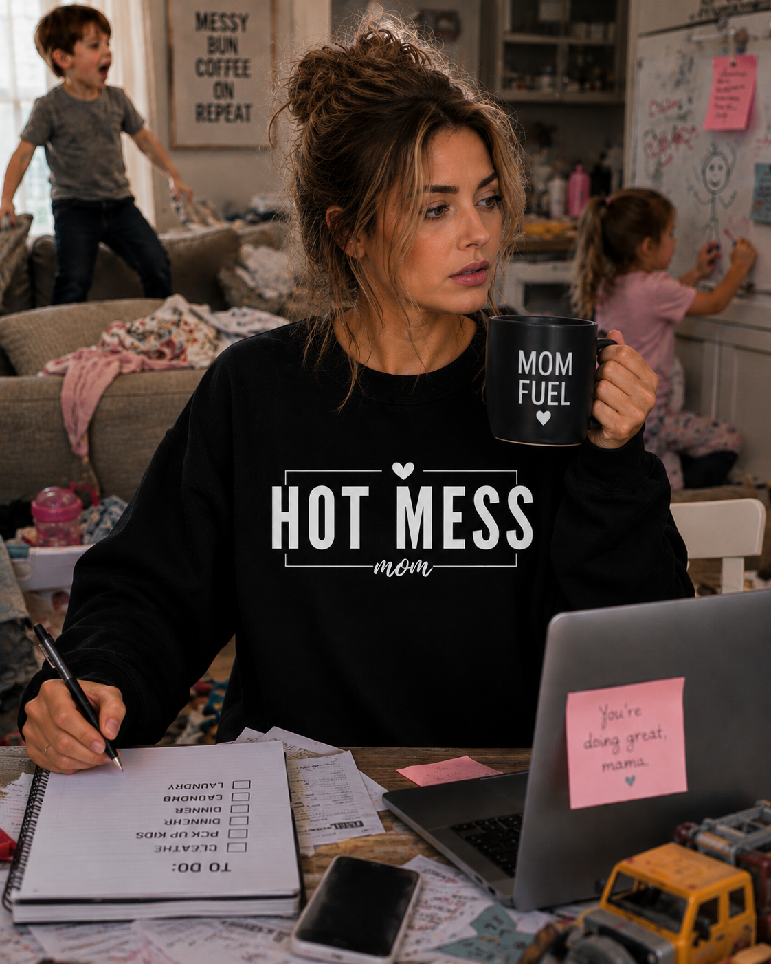 Hot Mess Mom Crewneck