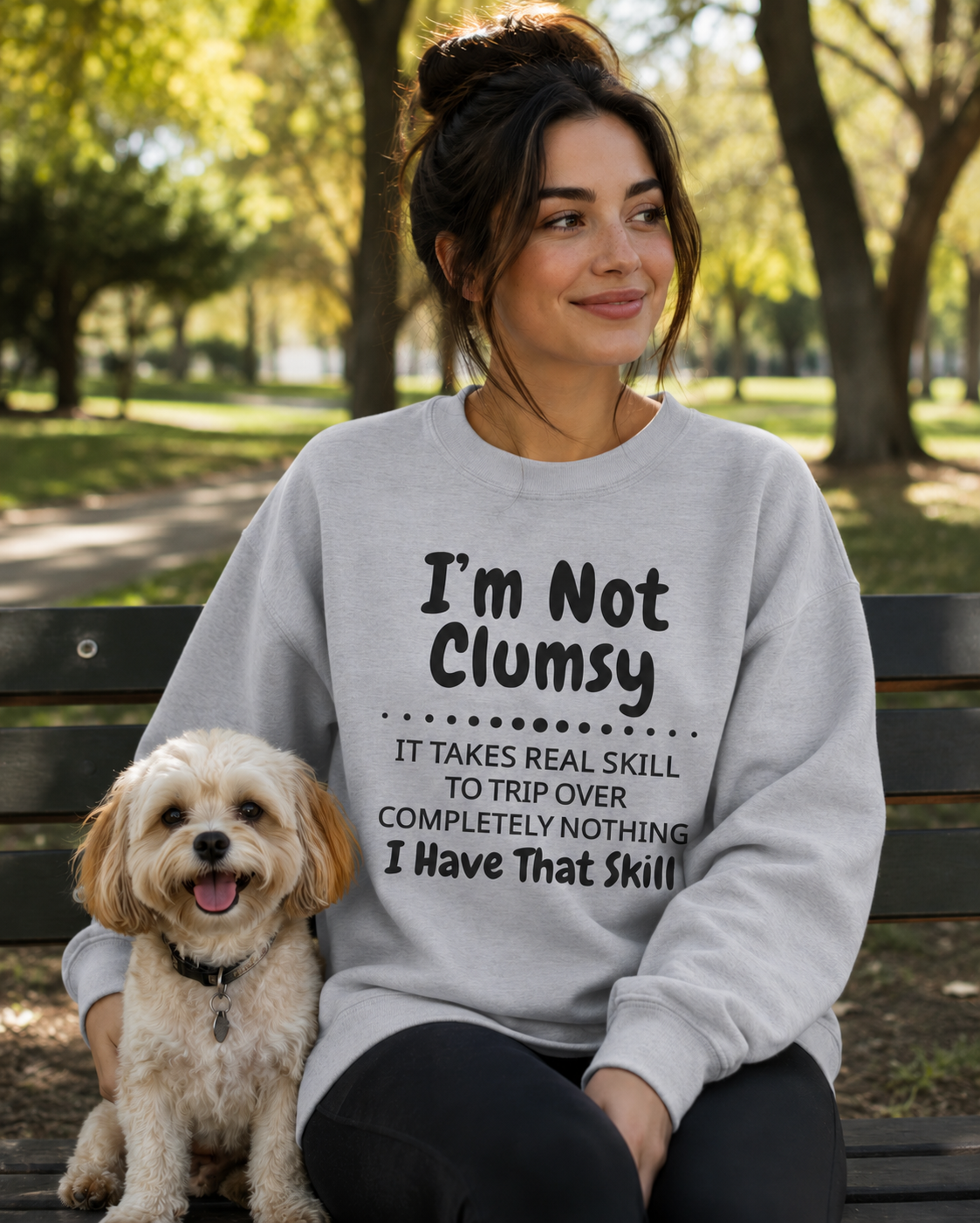 I’m Not Clumsy Crewneck Sweatshirt