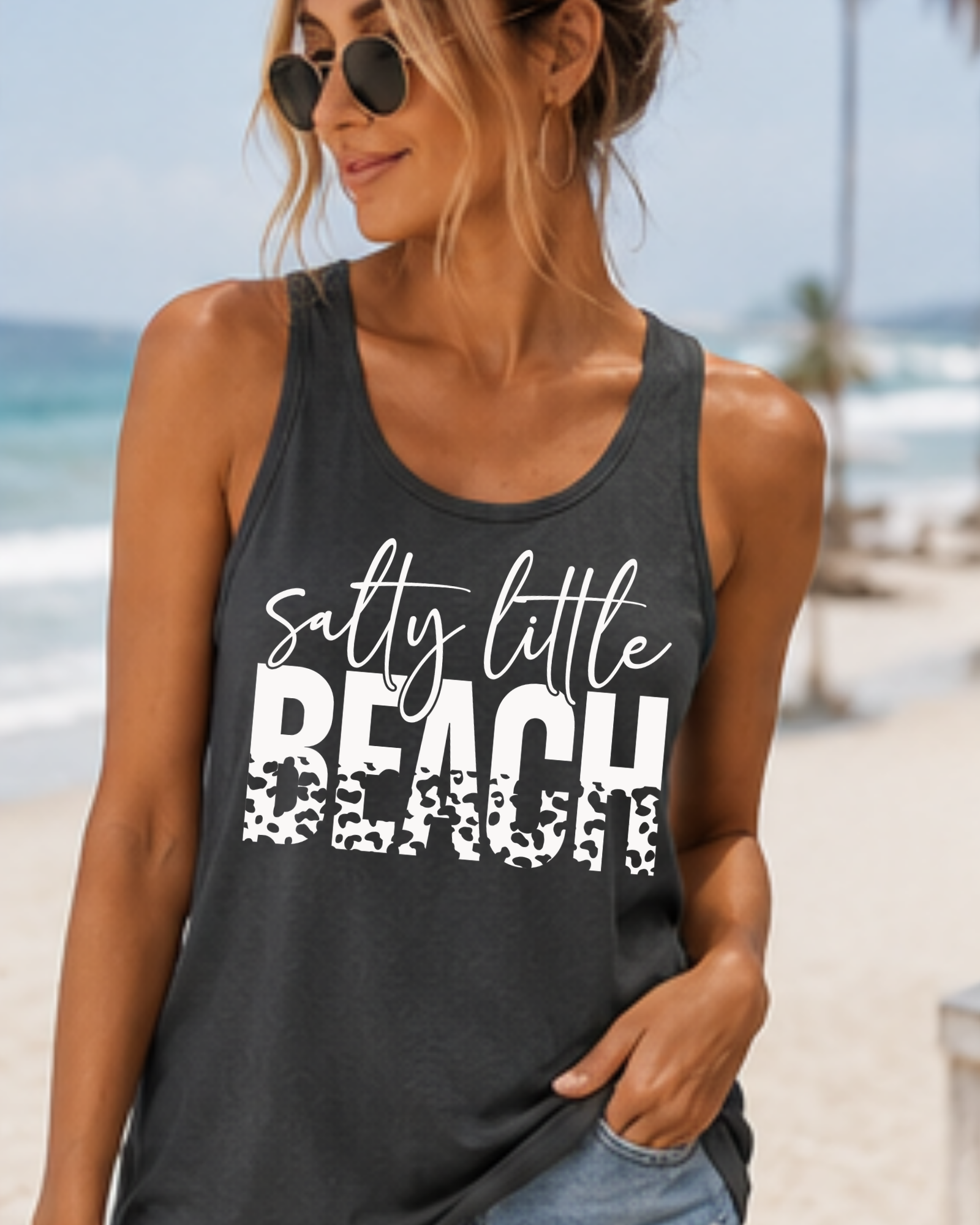 Salty Little Beach Tank Top