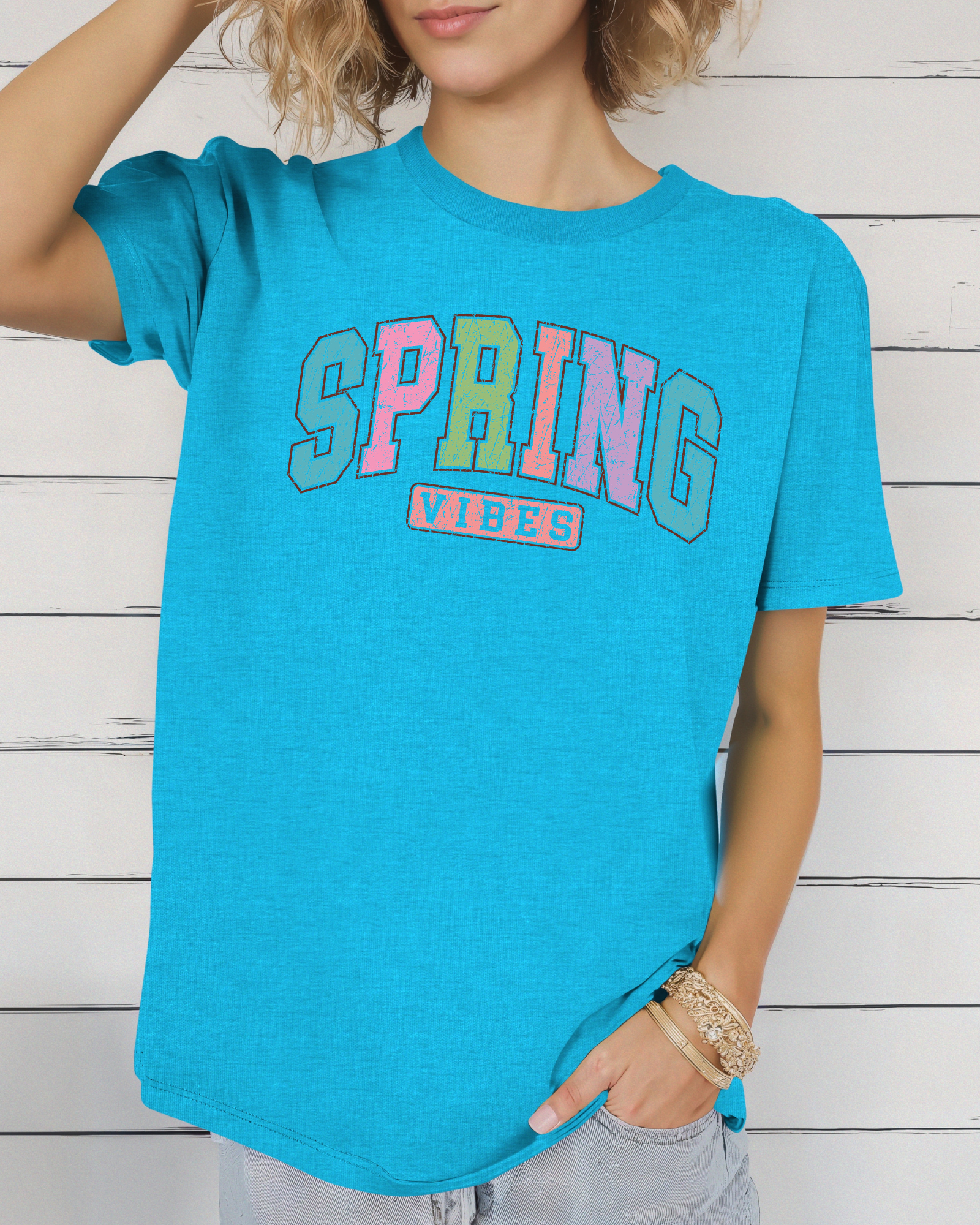 Spring Vibes Pastel Tee