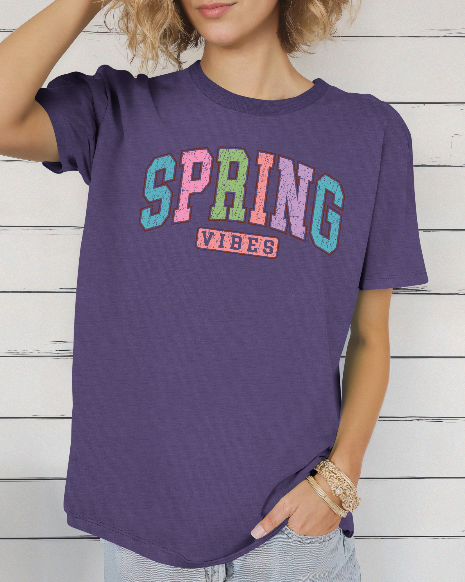 Spring Vibes Pastel Tee