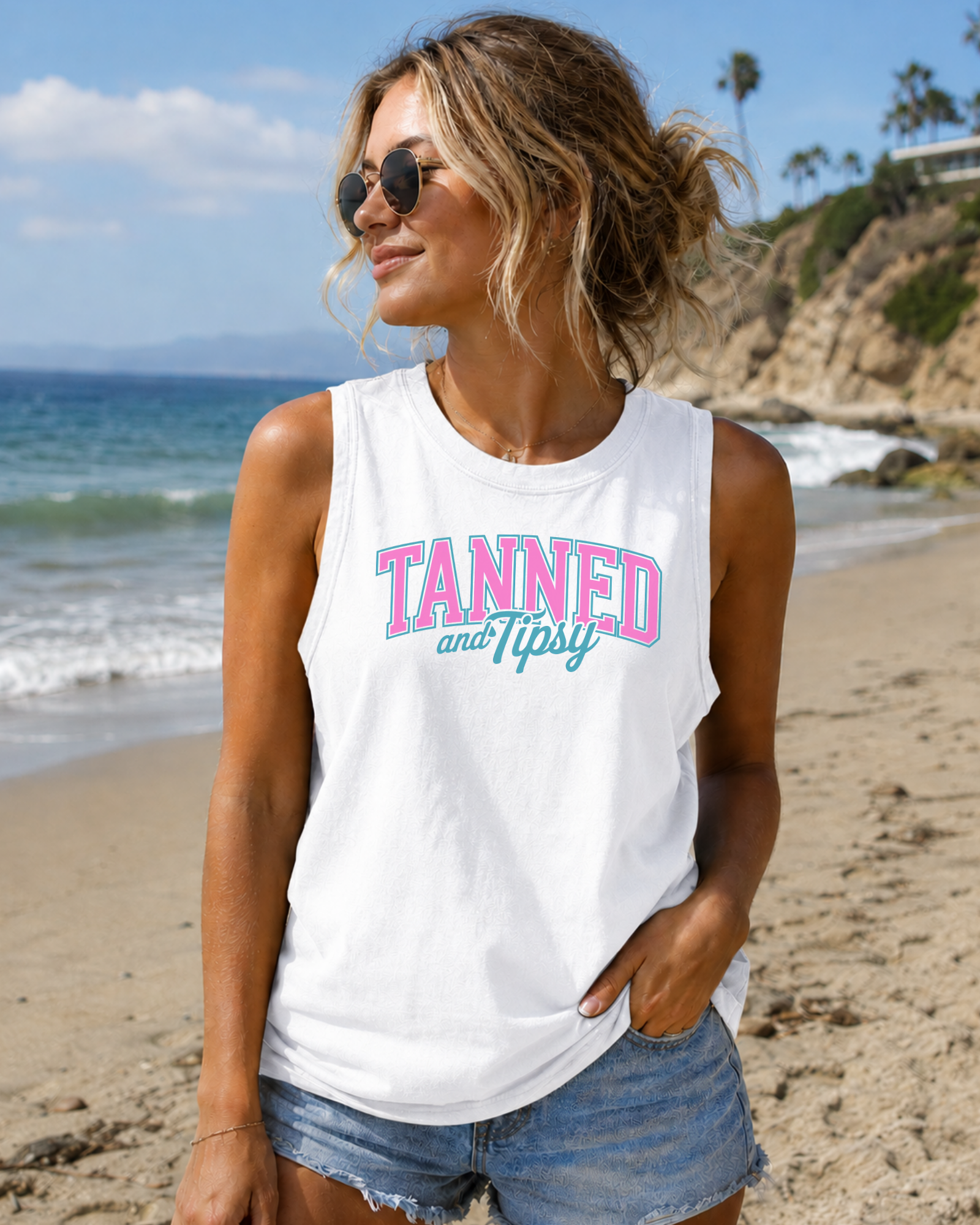 Tanned and Tipsy Tank Top